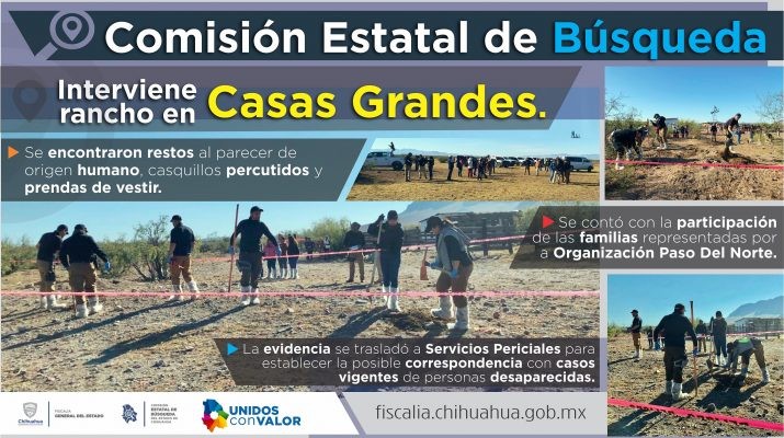 Aseguran rancho en Casas Grandes con restos humanos - Omnia