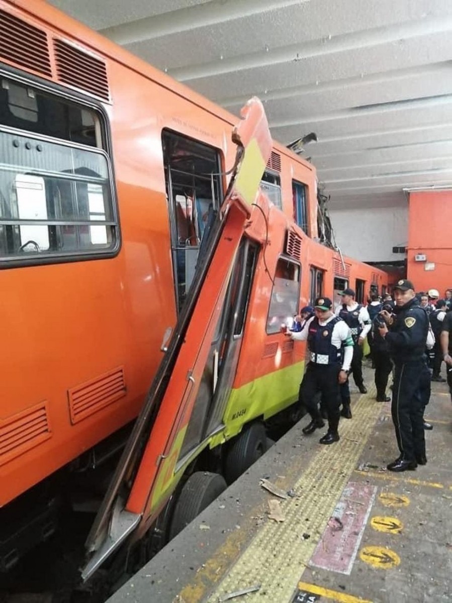 En CDMX chocan trenes de metro Tacubaya; un muerto y 41 heridos | Omnia