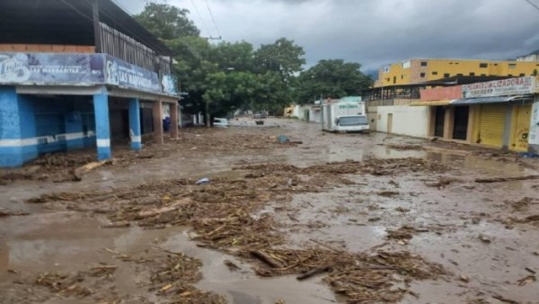 Intensas lluvias causaron inundaciones en varias zonas de Venezuela