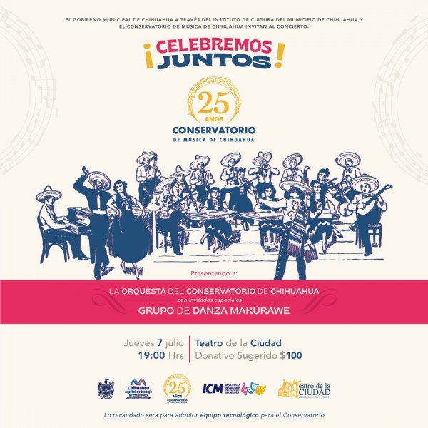 Invita Municipio a concierto “Celebremos Juntos” del Conservatorio de Música