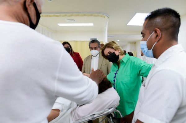 Inaugura gobernadora Maru Campos la primera etapa de remodelación y ampliación del Hospital General de Camargo