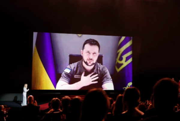 Zelensky intervino en el Festival de Cannes y pidió no guardar silencio ante lo ocurrido en Ucrania
