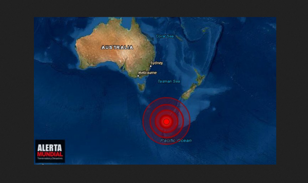 Enorme terremoto de magnitud 6.9 golpea cerca de la isla Macquarie
