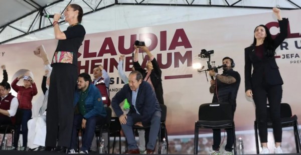 Con el grito de “¡presidenta!” para Sheinbaum, Morena silencia exigencia de la militancia de Azcapotzalco