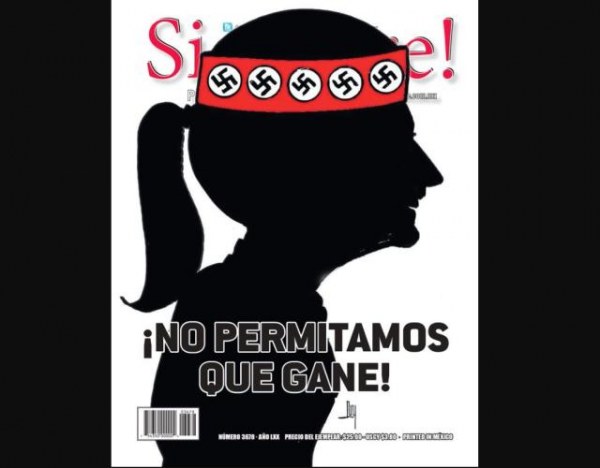 Sheinbaum arremete contra portada de Siempre! que la pone con símbolos nazi