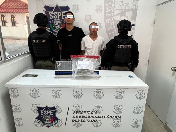 Asegura SSPE a dos individuos con droga en Ciudad Juárez