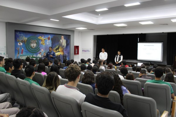 Realiza Policía Municipal “Semana de la Prevención y Seguridad” en Colegio de Bachilleres 1