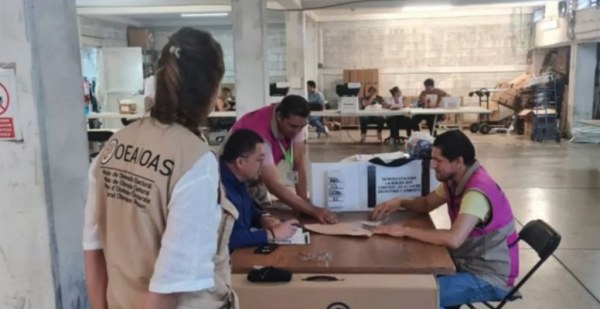 Observadores electorales de la OEA supervisan en las 32 entidades los preparativos para las votaciones de este domingo