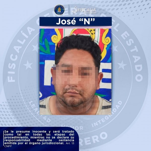 Detienen a José “N”, sujeto relacionado con el feminicidio de Camila en Taxco