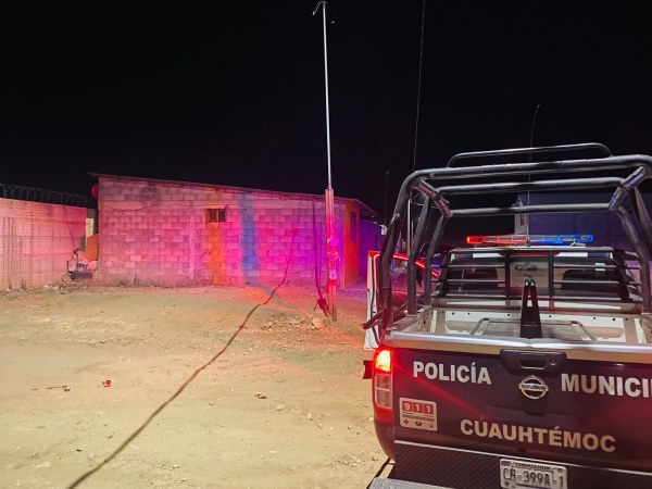 Lesionan con arma de fuego a joven en Cuauhtémoc