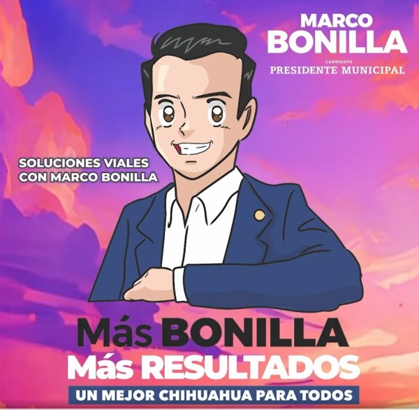 Lanza Marco Bonilla comics sobre acciones que realizó en su gobierno para mejorar la ciudad