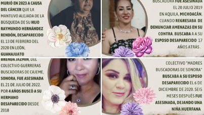 Nada que celebrar: buscadoras de desaparecidos en México conmemoran el Día de la Madre con protestas