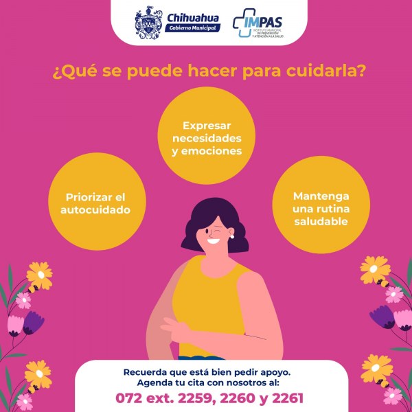 Comparte IMPAS información sobre la importancia de cuidar de la salud mental de las mamás