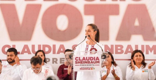 “No vamos a llegar a la presidencia como lo hizo López Obrador por una ambición personal”: el lapsus de Sheinbaum en mitin en Los Cabos