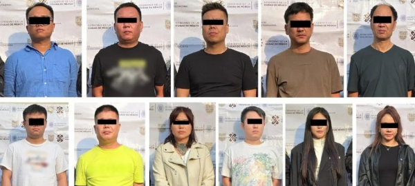 Catean inmueble usado para vender droga y prostitución en la CDMX; detienen a 11 chinos