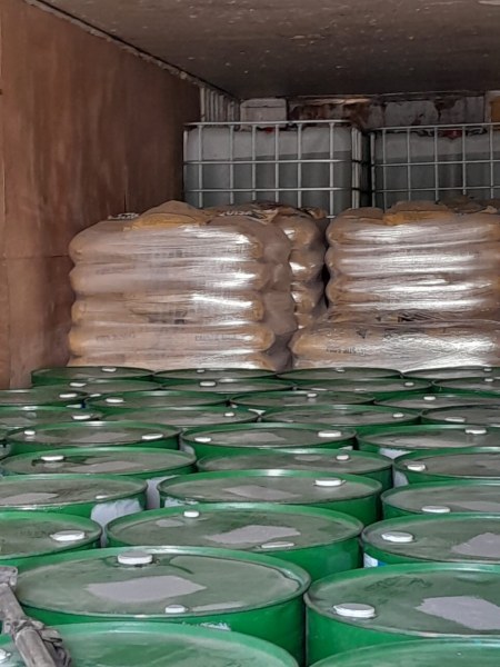 En acciones diferentes FGR asegura 10 toneladas de sosa cáustica y fentanilo