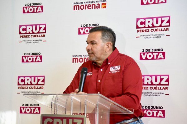 Cruz Pérez Cuéllar pronostica triunfo histórico, pero pide a la ciudadanía salir a votar el 2 de junio