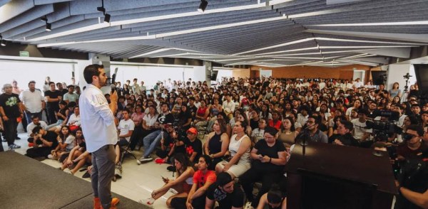Jóvenes se interesan en la política con causa, agenda y propuesta: Álvarez Máynez