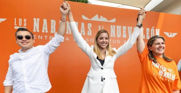 Mariana Rodríguez promete independencia del gobernador en caso de ganar la alcaldía de Monterrey