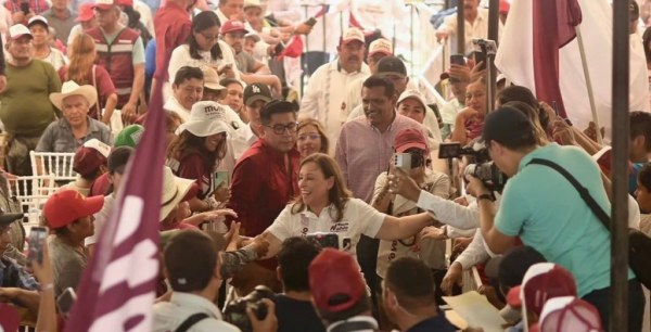 Xóchitl Gálvez “dice muchas mentiras” y va en tercer lugar de las preferencias electorales, asegura Nahle