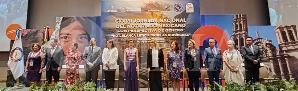 Encabeza Maru Inauguración Formal de la CXXVII Jornada Nacional del Notariado Mexicano