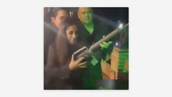 Candidata a alcaldía en Edomex bebe alcohol y dispara un rifle en una fiesta