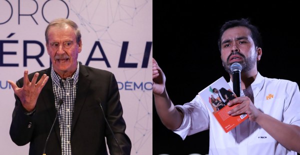 Máynez responde a insinuación de Fox e insiste en que no declinará por la oposición: “Con ustedes nunca”
