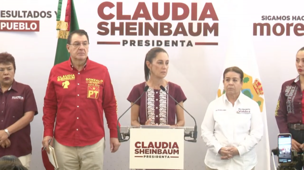 Sheinbaum denuncia compra de votos y credenciales de elector por parte de la oposición