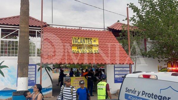 Riña en balneario Mundo Acuático deja a dos personas detenidas