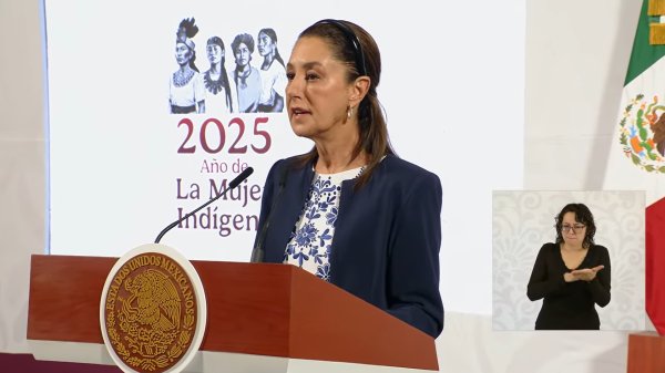 Lamenta Sheinbaum el fallecimiento del Papa Francisco