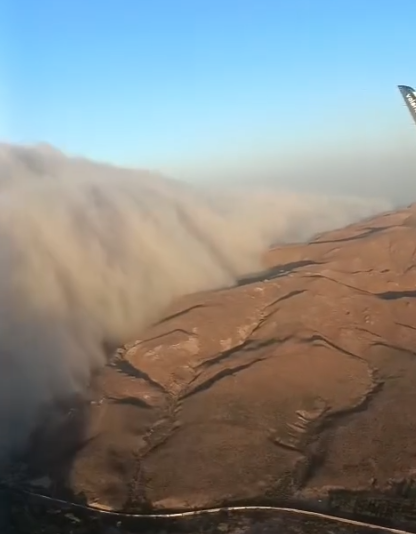 Así se vio desde el cielo en Chihuahua el fenómeno 