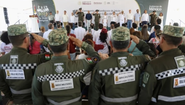 Claudia Sheinbaum da el banderazo de obras del Tren de Carga en Yucatán