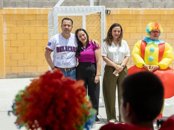 Logra DIF Municipal rehabilitación del patio en Casa Hogar para beneficio de niñas y niños