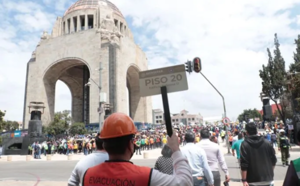 Se activa alerta sísmica por Simulacro Nacional 2025
