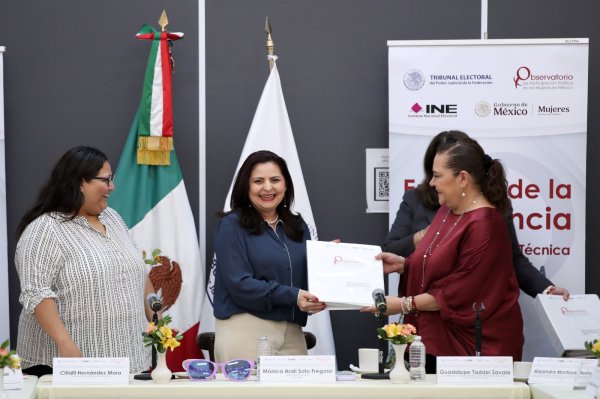 TEPJF entrega a INE Presidencia y Secretaría Técnica del Observatorio de Participación Política de las Mujeres en México