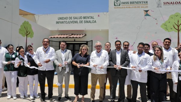 Inaugura gobernador Rocha Moya primera Unidad de Salud Mental Infantojuvenil en el noroeste del país