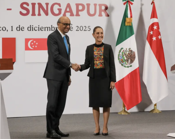 Sheinbaum conversa con el presidente de Singapur sobre oportunidades y retos económicos
