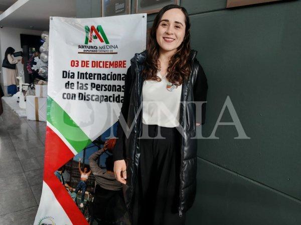 Acompaña propuesta de Arturo Medina, la paralímpica de TKD, Daniela Martínez, por el Día internacional de personas con discapacidad