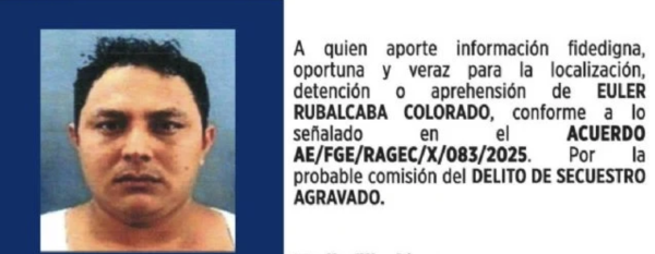 Fiscalía de Tabasco ofrece 250 mil pesos de recompensa por 