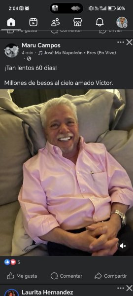 Recuerda Maru a Víctor a 60 días de su partida