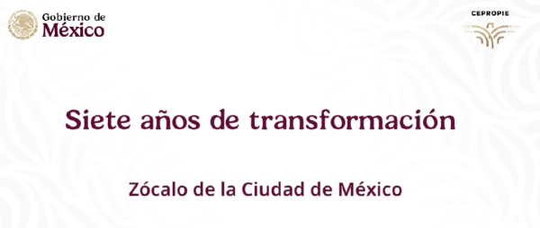 En Vivo: Festejo por los siete años de transformación