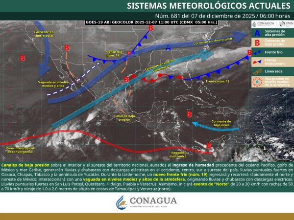 Ingreso de nuevo frente frío traerá mayor descenso  de temperaturas
