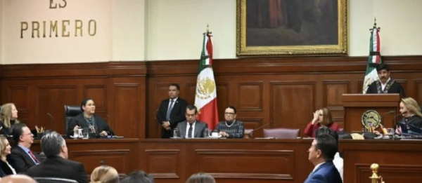 En medio de críticas a sus antecesores, Hugo Aguilar rinde su primer informe en la SCJN