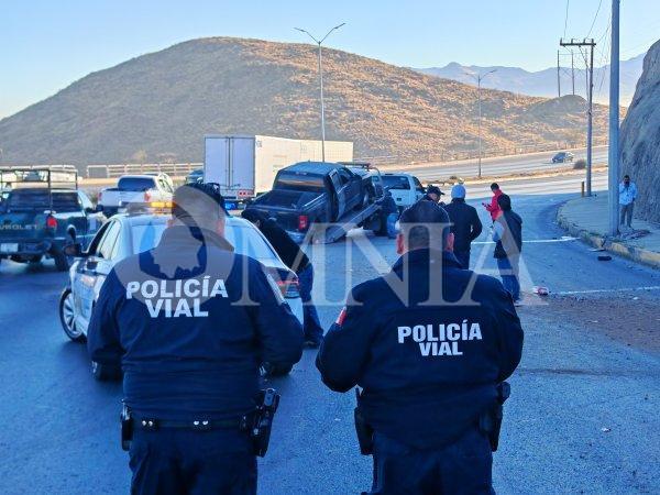 Fuerte accidente en el periférico R. Almada deja dos lesionados