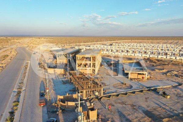 Construcción de Bachillerato Tecnológico CBTIS 291 en Juárez presenta un avance del 90 por ciento