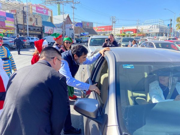 Realiza SSPE campaña de concientización vial con temática navideña en Chihuahua Capital