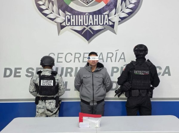 Detiene SSPE a masculino en Juárez presuntamente vinculado a un homicidio en la avenida Ejército Nacional