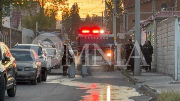 Flamazo por fuga de gas provoca daños materiales en vivienda