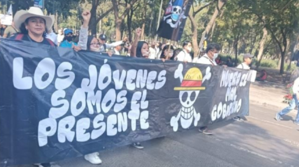 Generación Z sale a marchar: “no hay nada que celebrar” a siete años de la 4T