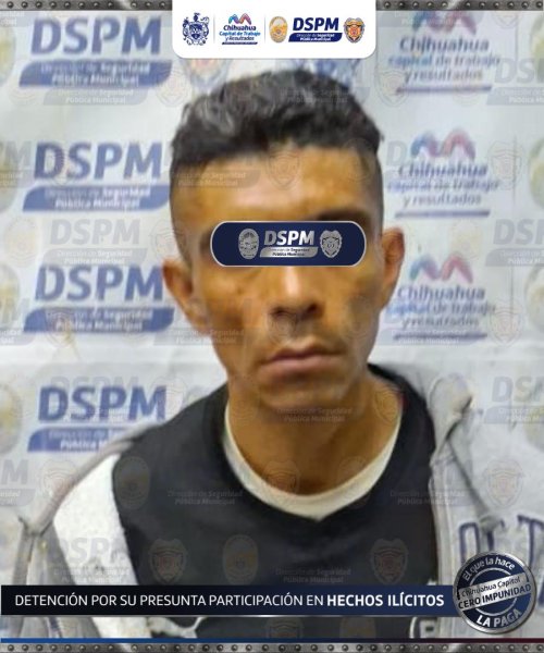 Detienen municipales a un masculino con probable cristal en Quintas Quijote